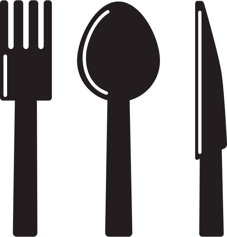 Kitchen Utensils Clip Art - Spoon And Fork Clipart - Png Download (576x597), Png Download