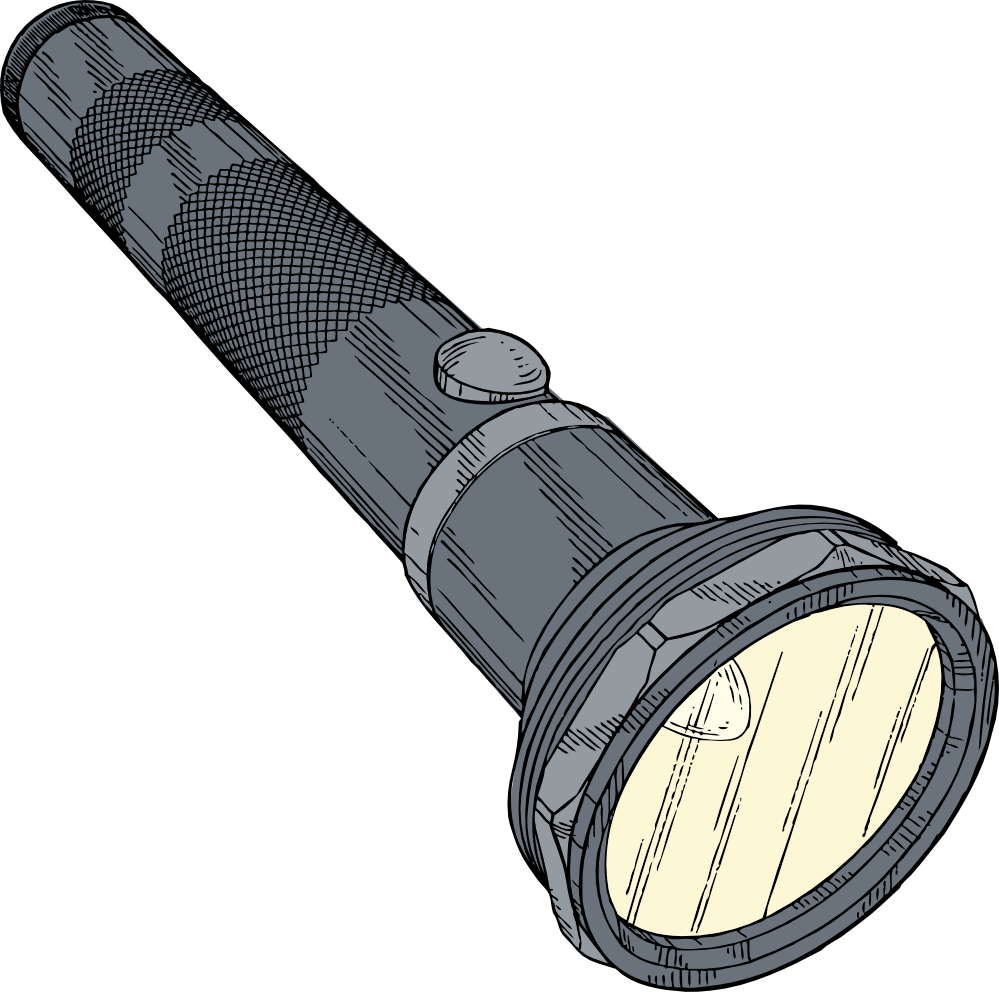 Free Flashlight - Flashlight Clip Art - Png Download (800x794), Png Download
