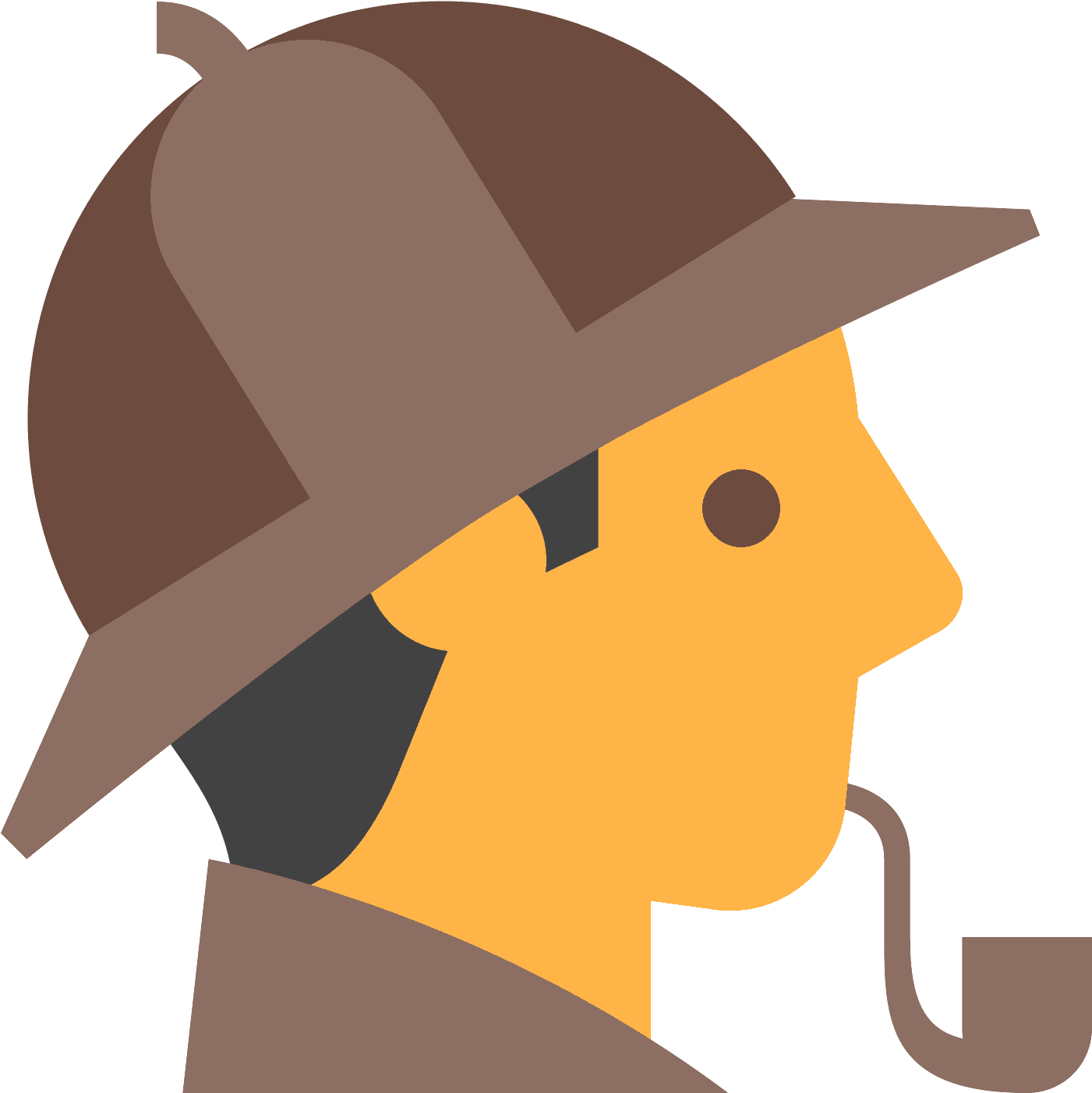Sherlock Holmes Icon - Sherlock Holmes Minecraft House Clipart (1600x1600), Png Download