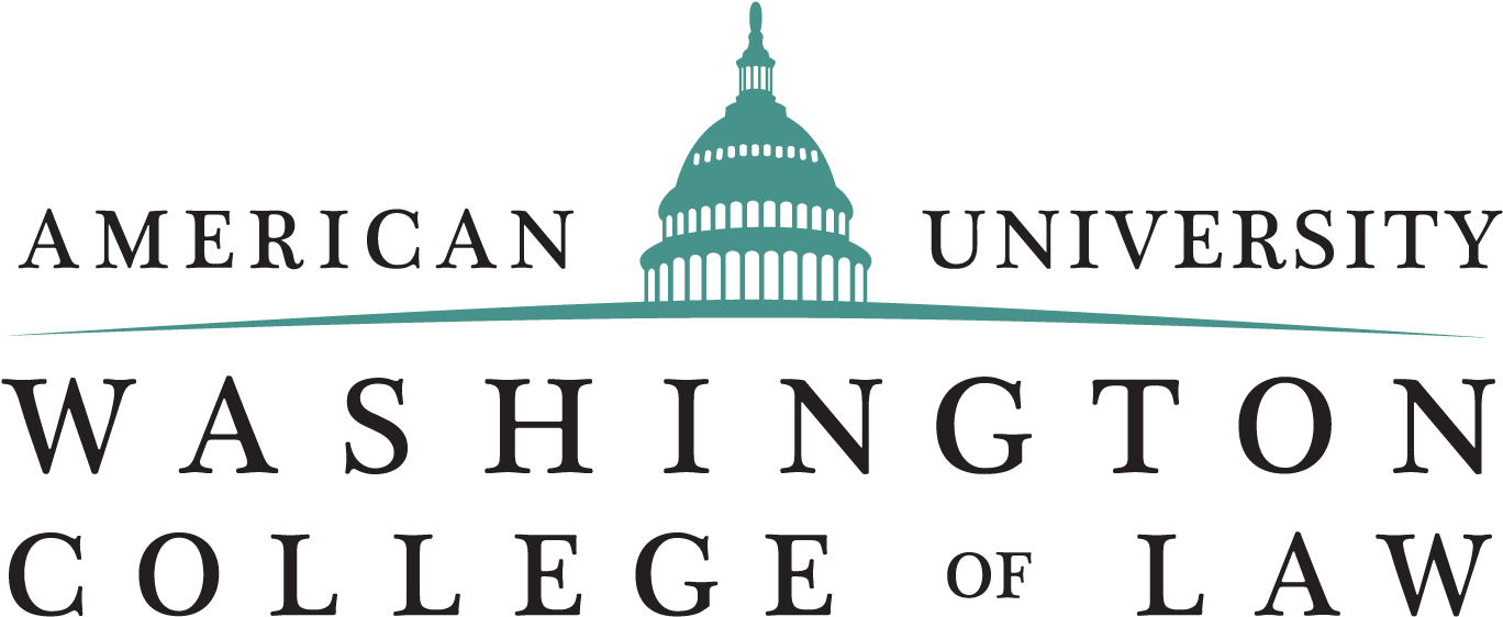 University Lawyer Clipart - American University Washington College Of Law Logo - Png Download (1413x579), Png Download
