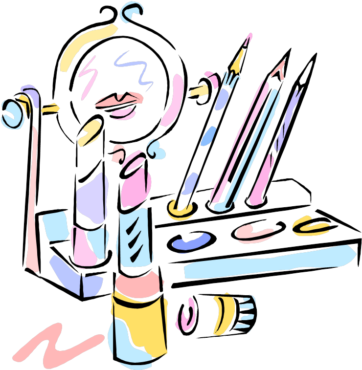 Beauty Clipart - Beauty Products Clipart Png Transparent Png (748x770), Png Download