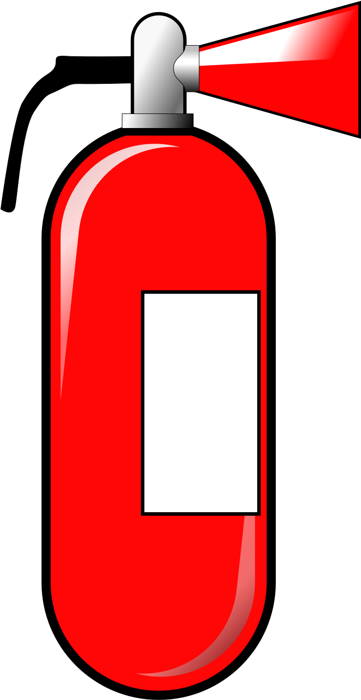 Onlinelabels Clip Art - Fire Extinguisher Clipart Free - Png Download (705x1000), Png Download