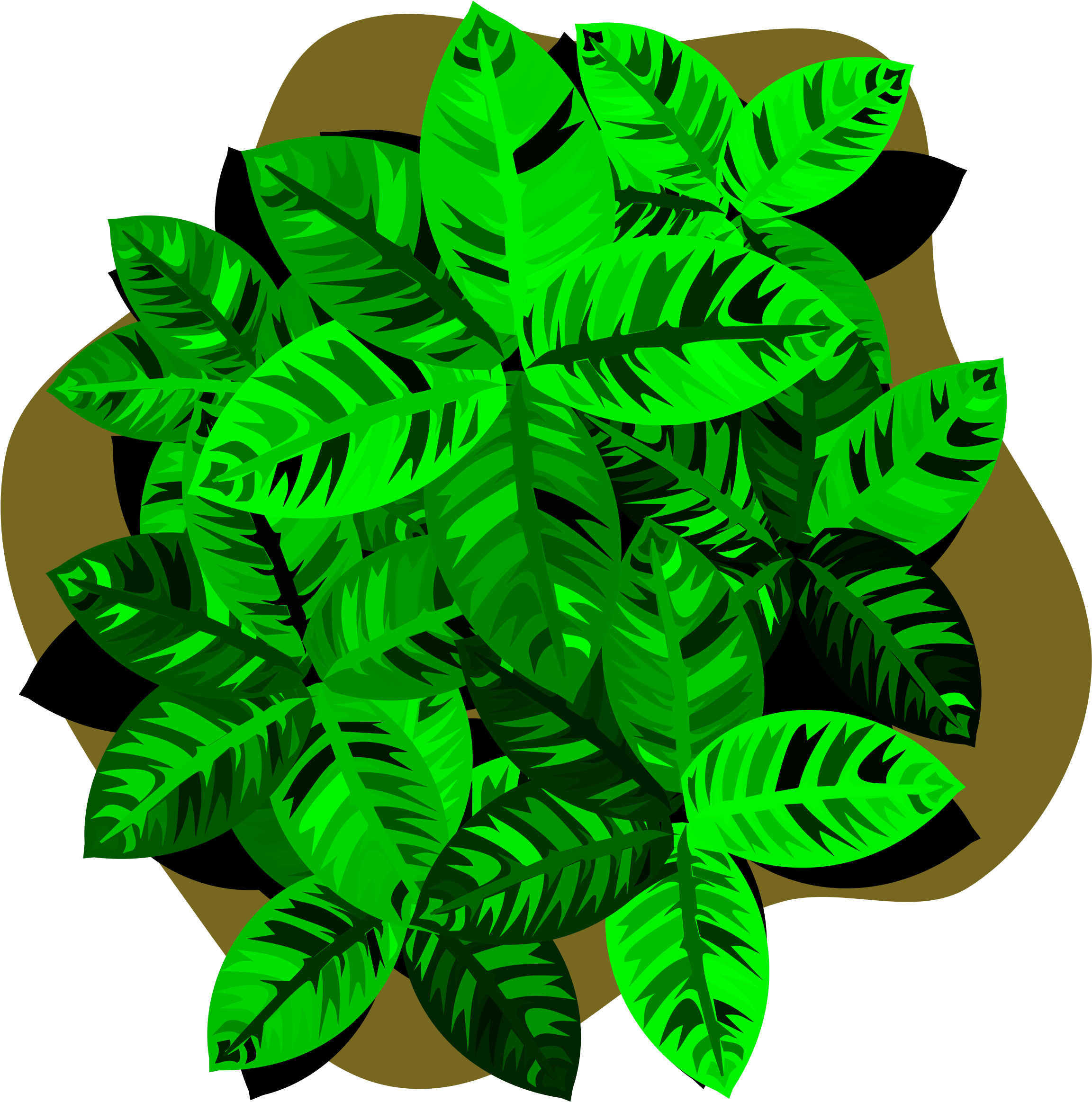 Four-leaf Clover Luck Lawn - Illustration Clipart (750x750), Png Download