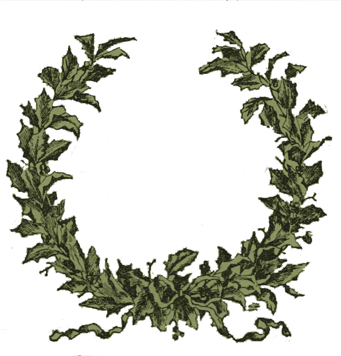 Graphic Freeuse Stock Christmas Watercolor Clipart Christmas Garland Wreath Clipart Png Download Full Size Clipart 14927 Pinclipart