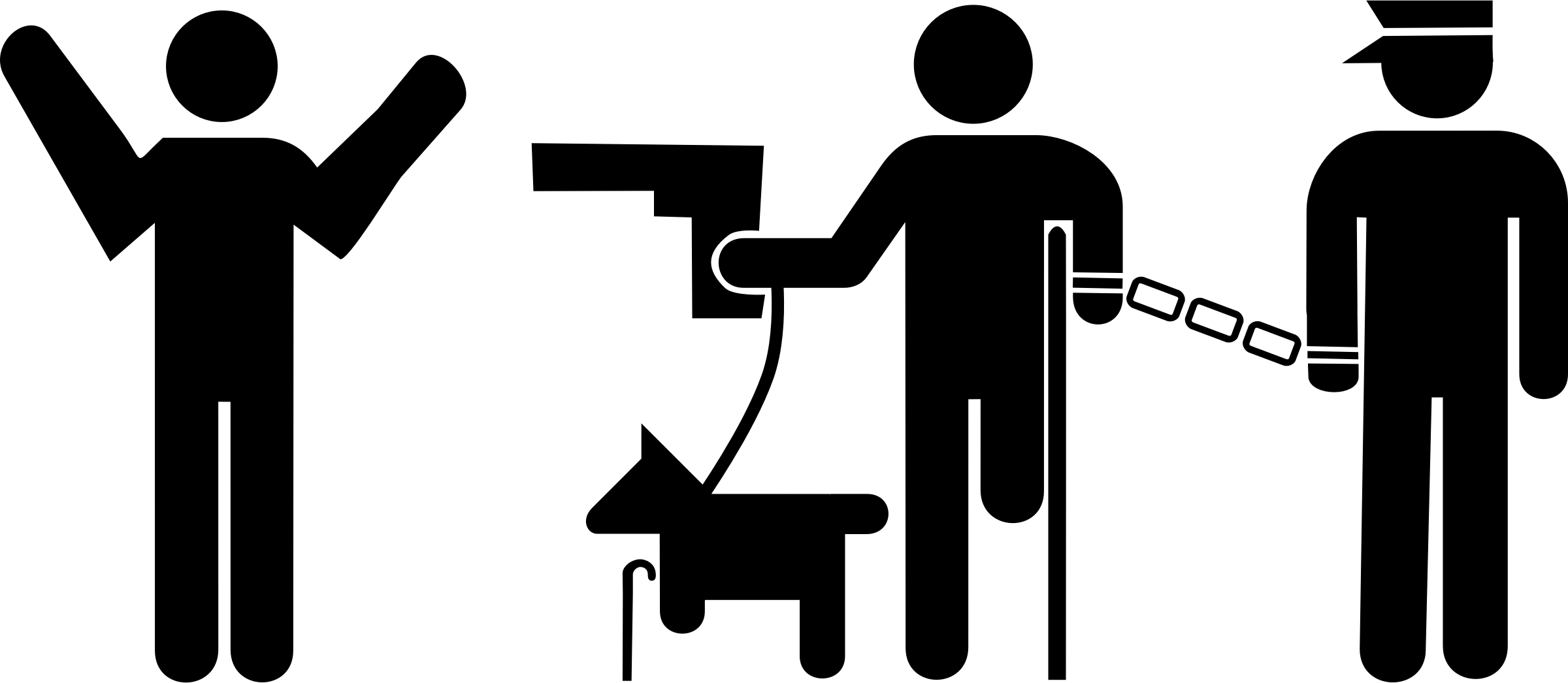 Arrest Computer Icons Criminal Justice Crime Robbery - Arrest Clipart - Png Download (1721x750), Png Download