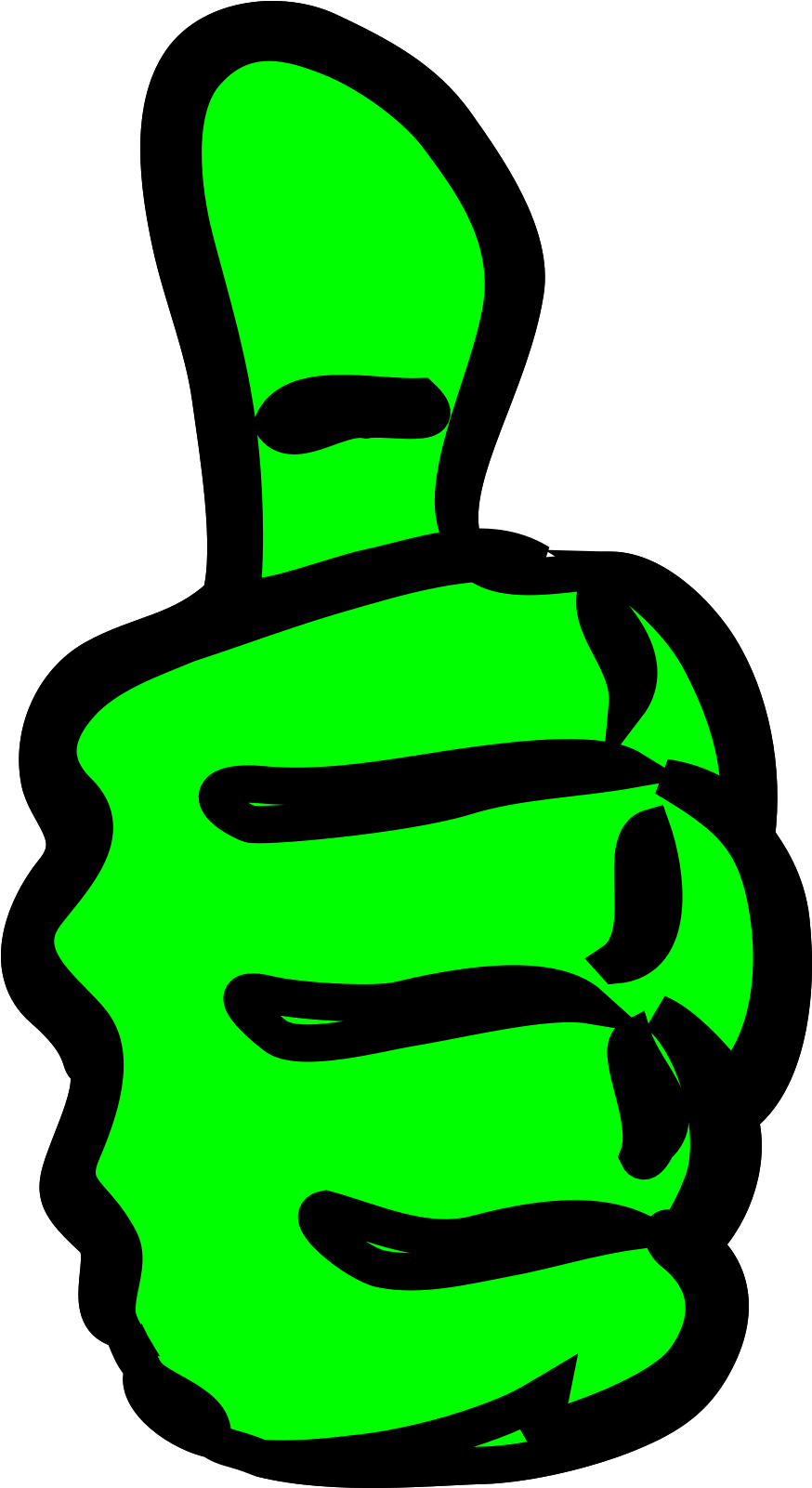 Thumbs Up Clipart - Png Download (437x800), Png Download