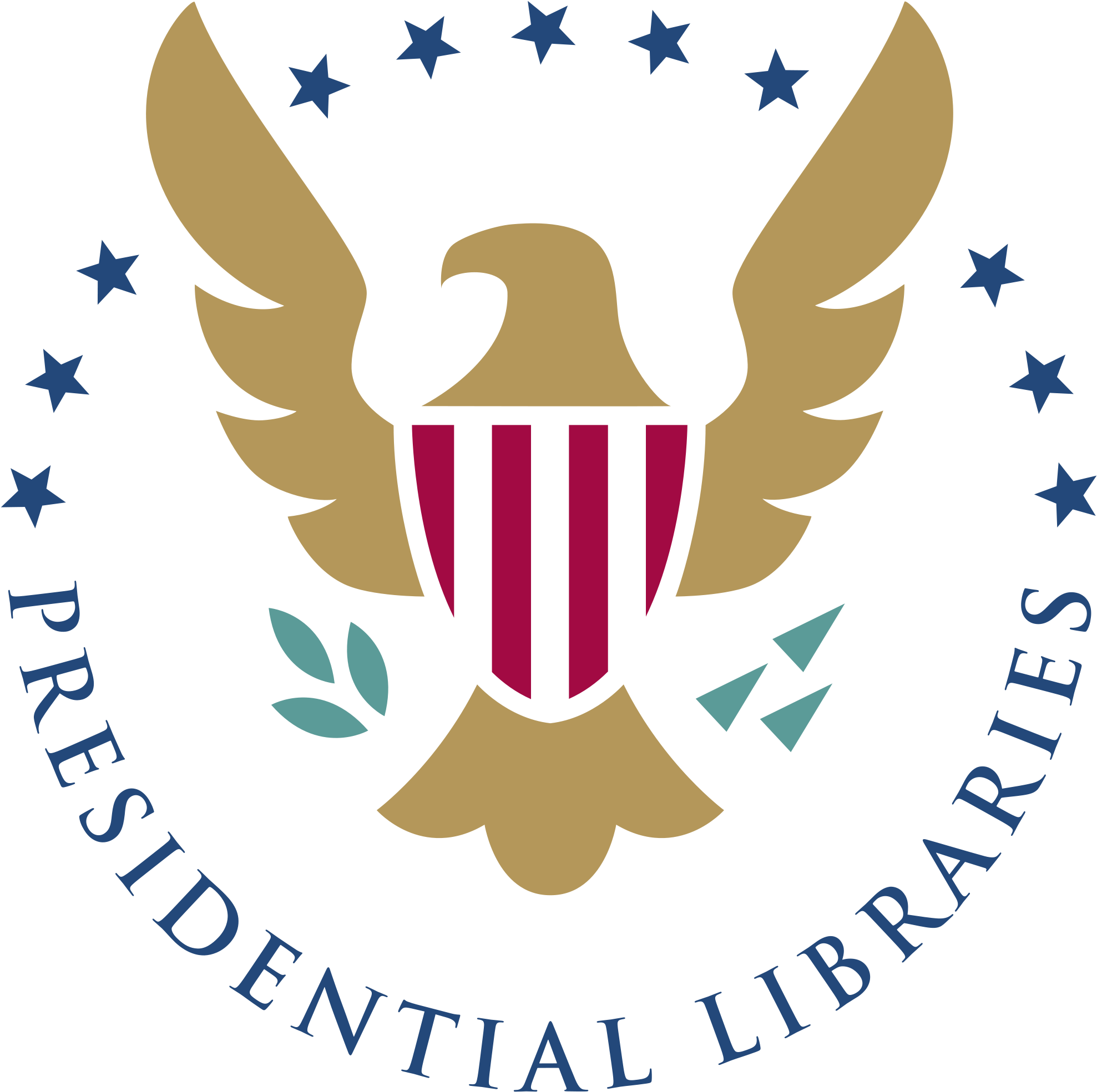 Presidents Clipart Government Office - Presidential Libraries Logo - Png Download (1200x1200), Png Download