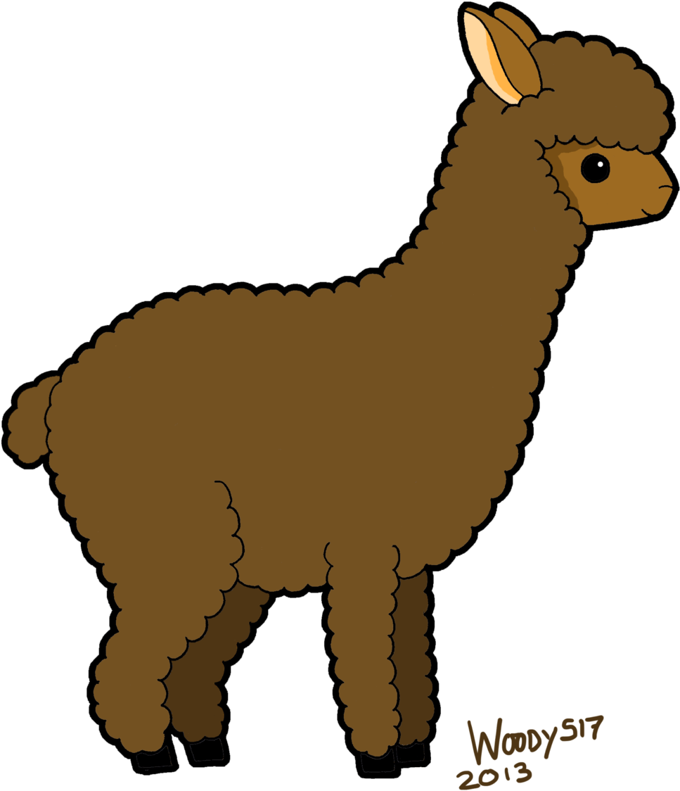 Alpaca Clipart - Png Download (1024x1302), Png Download