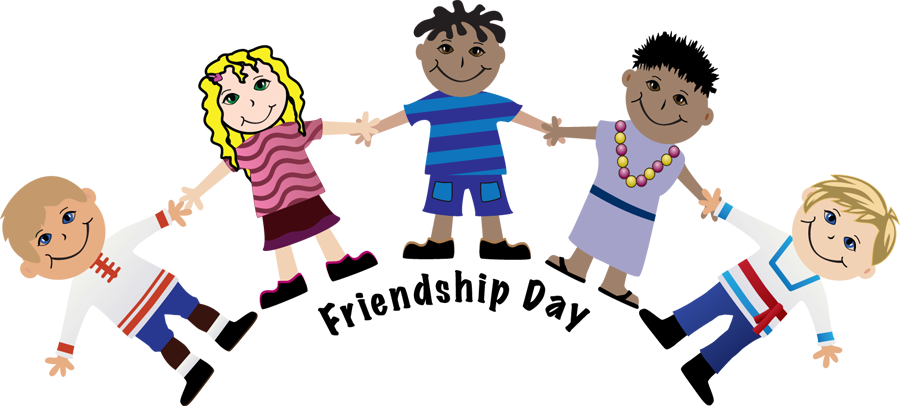 Jpg Free Library Church Family And Friends Day Clipart - International Friendship Day Clip Art - Png Download (900x406), Png Download