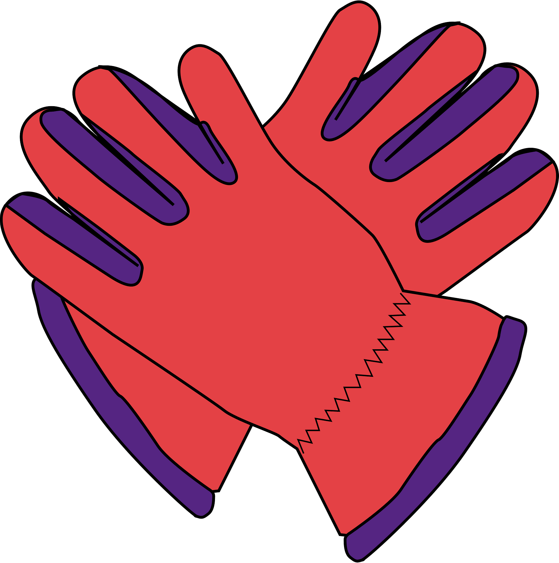 Accessory Clip Art Download - Gloves Clipart - Png Download (797x800), Png Download