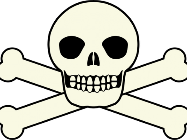 Skeleton Head Clipart Kid Friendly - Totenkopf Clipart - Png Download (640x480), Png Download