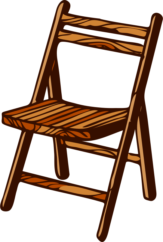 Folding Chair Furniture Wood Bench Wooden Chair Clipart Png