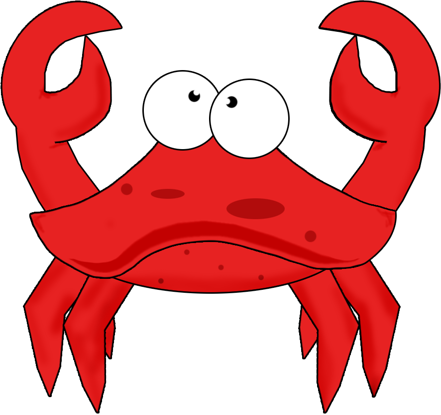 Crab Clipart Friendly - Crab - Png Download (886x835), Png Download