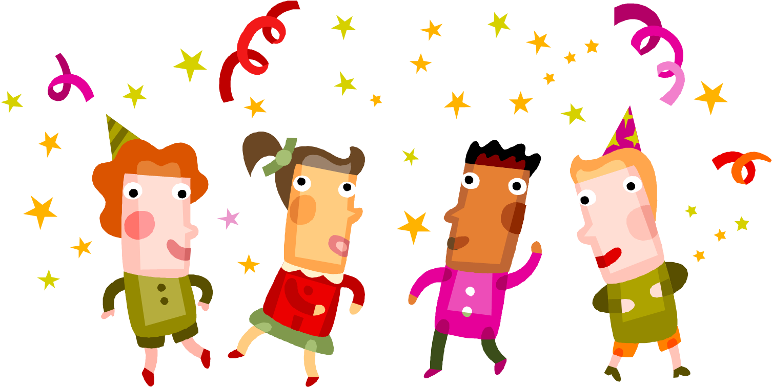 с днем рождения мультяшный. вечеринка клипарт. вечеринка клипарт. вечеринка рисунок. корпоратив на белом фоне.