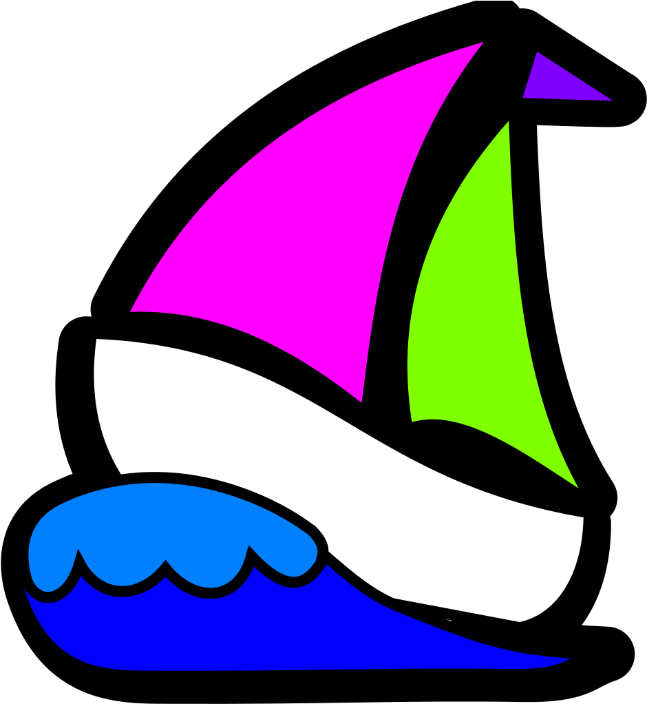 Sail Boat Clip Art - Png Download (546x598), Png Download