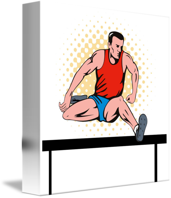 Exercise Bench Clipart Tumblr Transparent - Track And Field Athletics - Png Download (562x650), Png Download