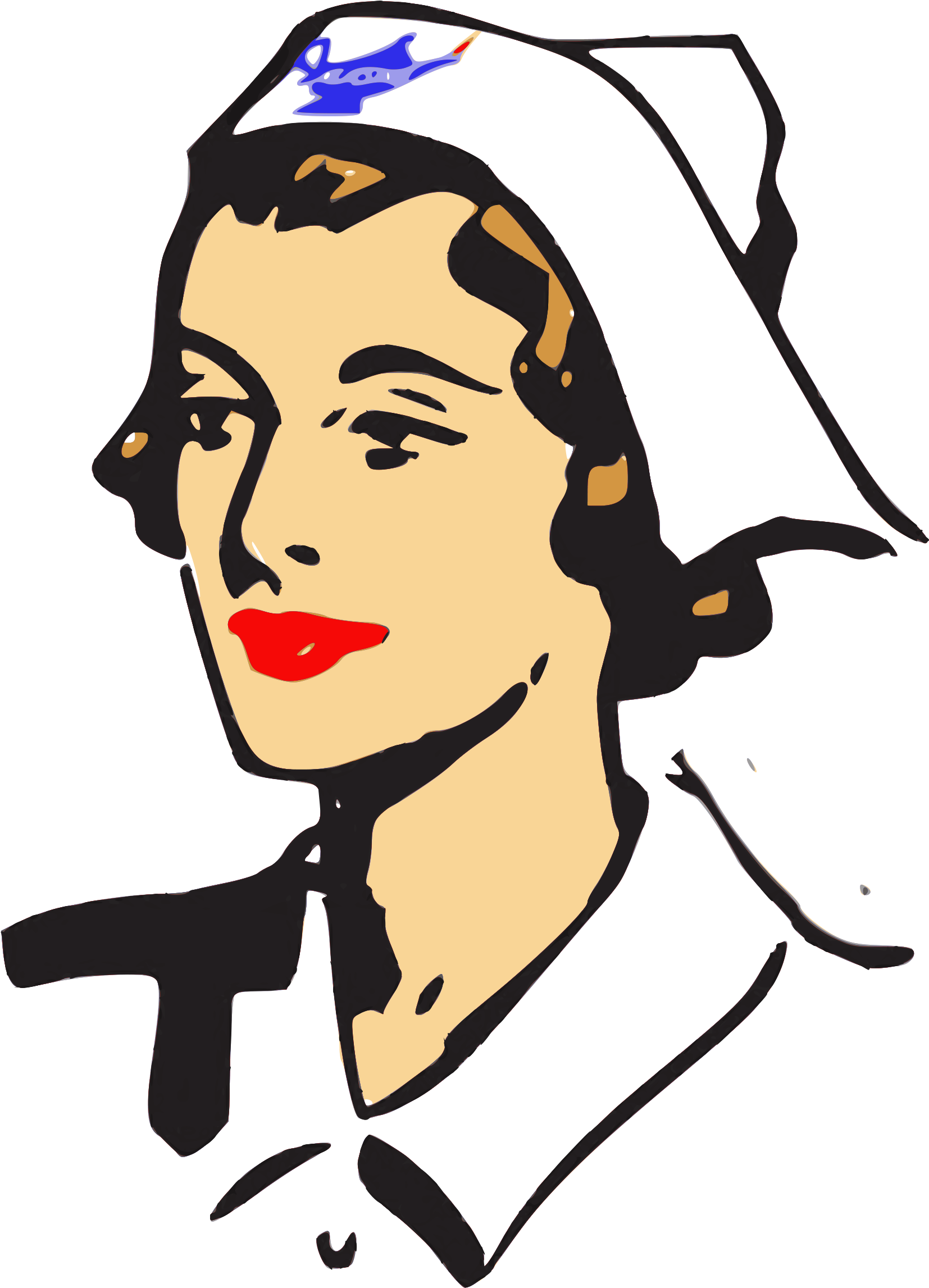 Nurse Cap Clip Art - Applied Psychology For Nurses [book] - Png Download (1808x2400), Png Download