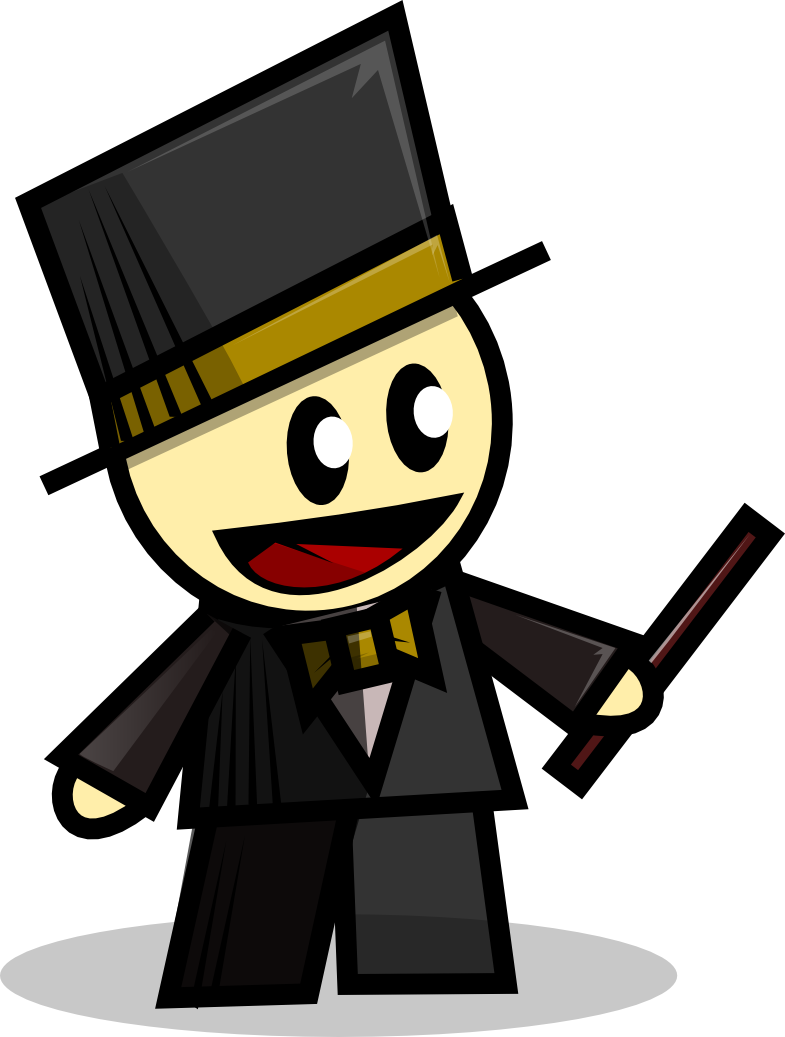 Magician Magic Clip Art 2 Image - Cartoon Magician Png Transparent Png (785x1037), Png Download