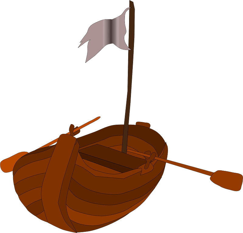 ภาพ การ์ตูน เรือ พาย Clipart (600x574), Png Download