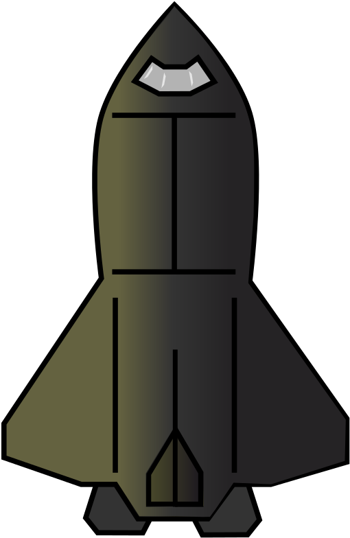 Space Ship Clipart - Futuristic Spaceship Clip Art - Png Download (566x800), Png Download