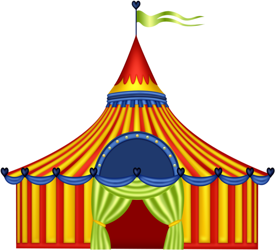 Pps Big Top - Fundo Tema Circo Png Clipart (1024x971), Png Download