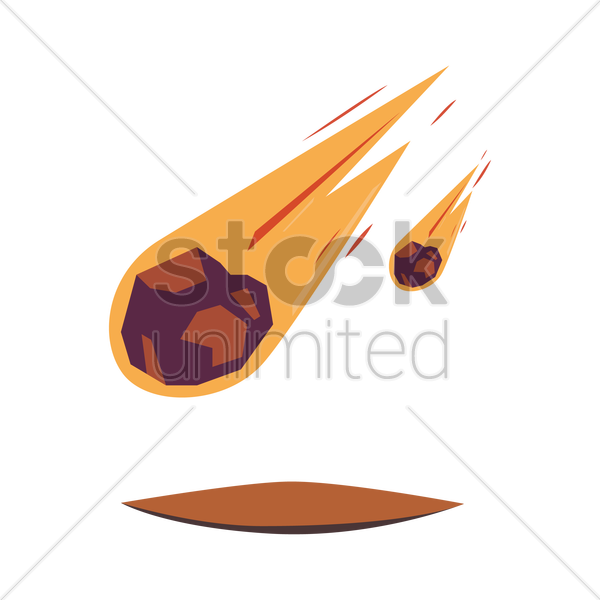 Clipart Royalty Free Stock Asteroid Clipart Blue Fireball - Clip Art - Png Download (600x600), Png Download