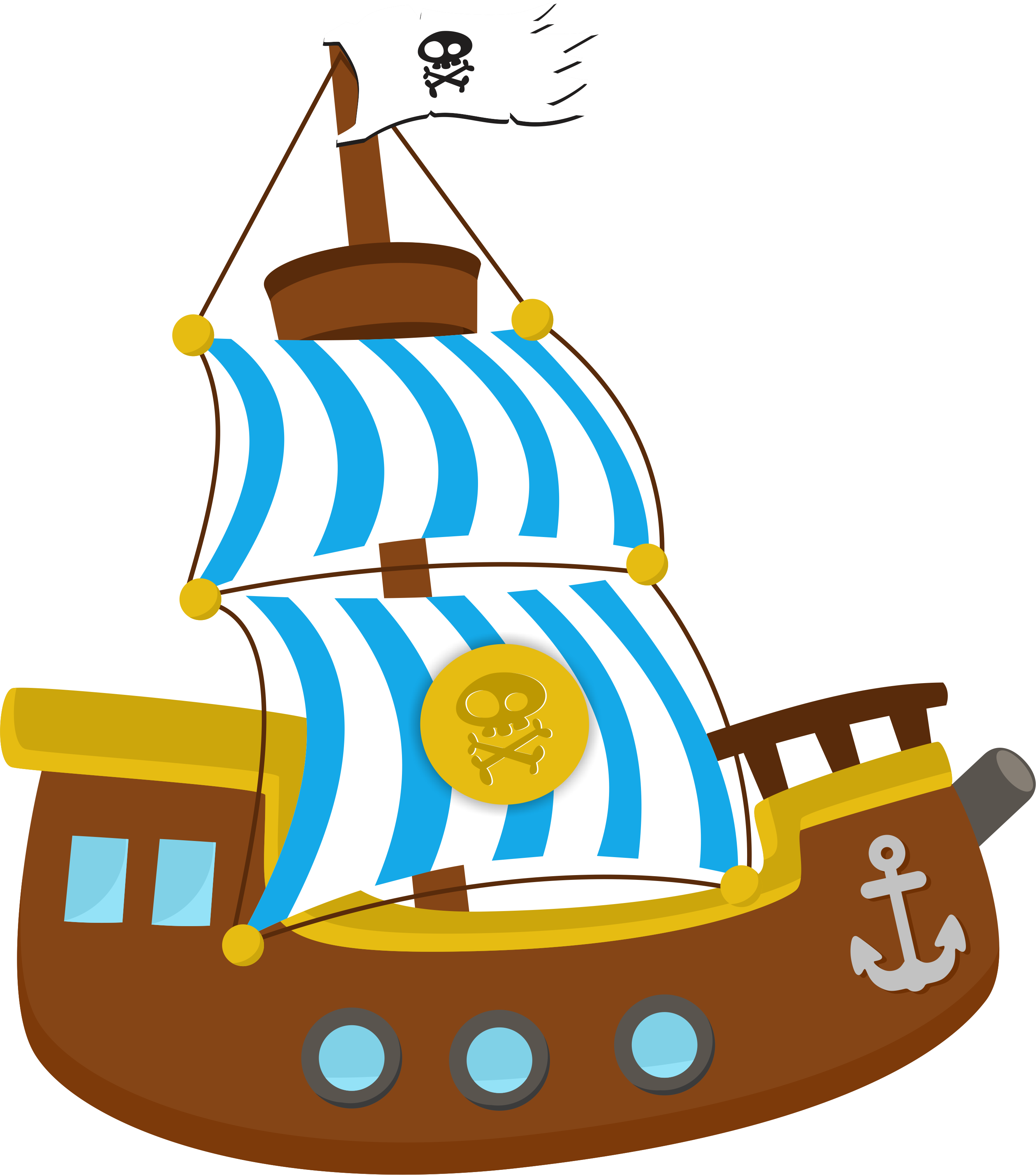 Clipart Transparent Stock Minus Selma De Avila - Jack And The Neverland Pirates Boat - Png Download (2822x3201), Png Download