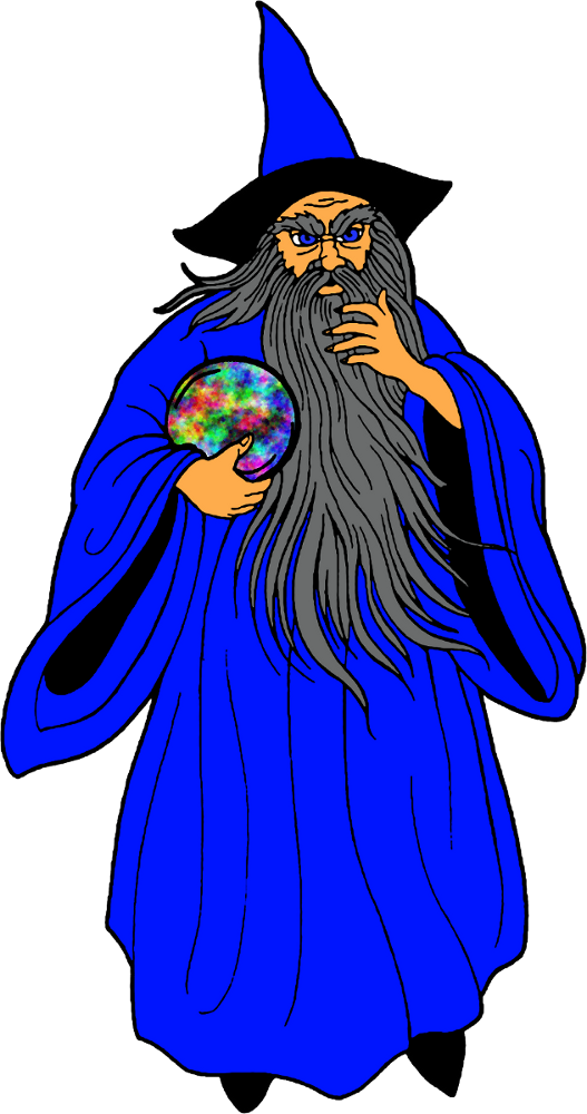 Wizard Clip Art - Clipart Wizard - Png Download (527x1000), Png Download