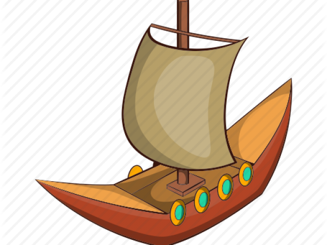Ancient Ship Cartoon Png Clipart (640x480), Png Download
