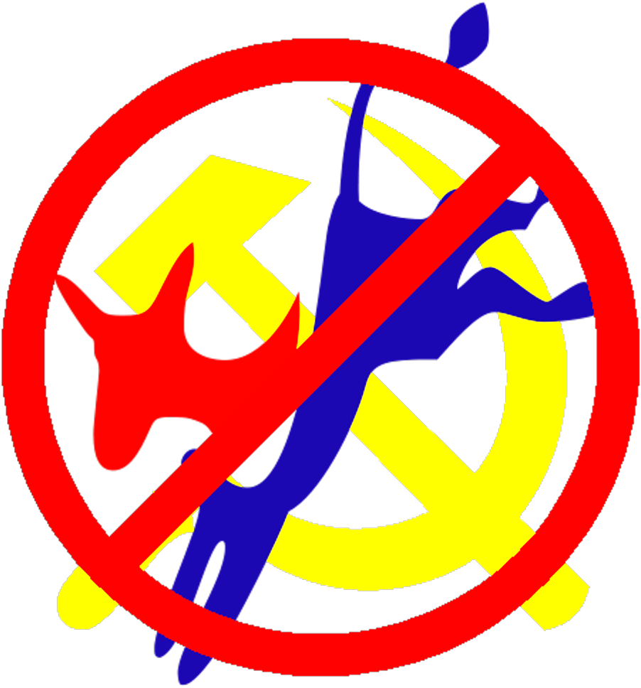 My Logo Of The Democrats - Circle Clipart (902x968), Png Download
