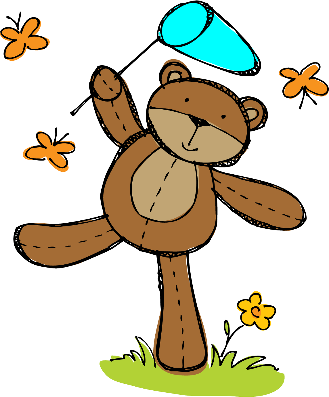 We've Teamed Up With Rachelle And Erica For A Spring - Bear Clipart (1167x1383), Png Download