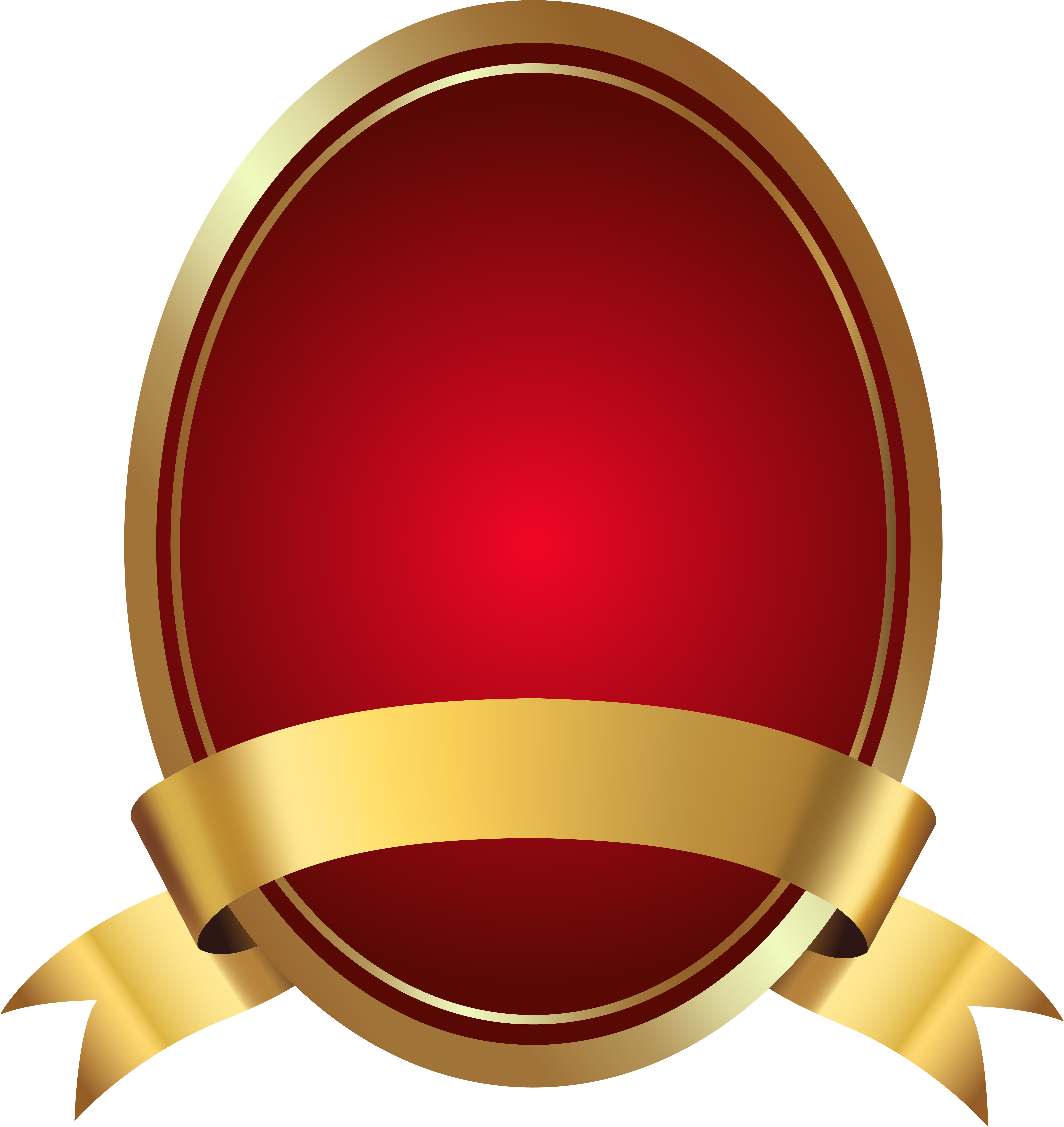 Red Label With Banner Clipart (7552x8000), Png Download