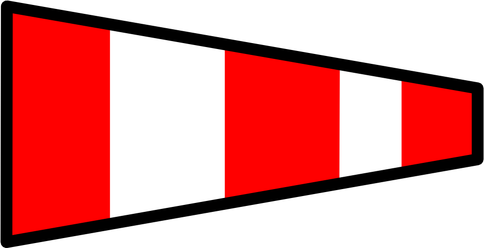 Pennant Clipart - Answering Pennant - Png Download (1000x524), Png Download