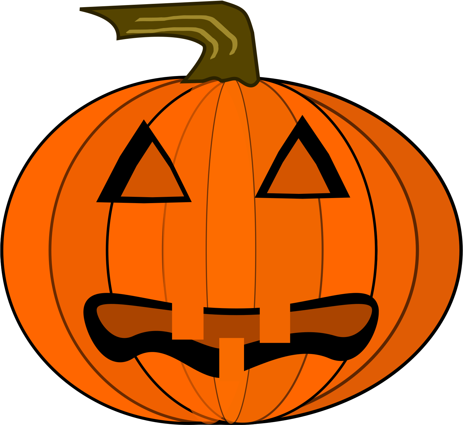 Clipart Jack O Lantern - Design - Png Download (2400x1855), Png Download