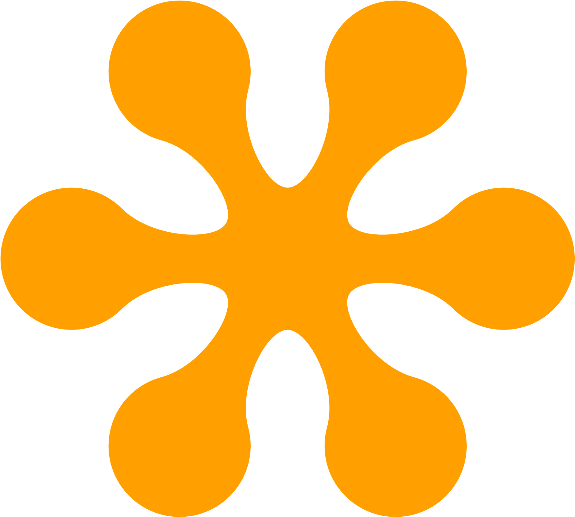 Colored Clipart Clip Art Banner Transparent Library - Vector Orange Color Png (1969x1952), Png Download