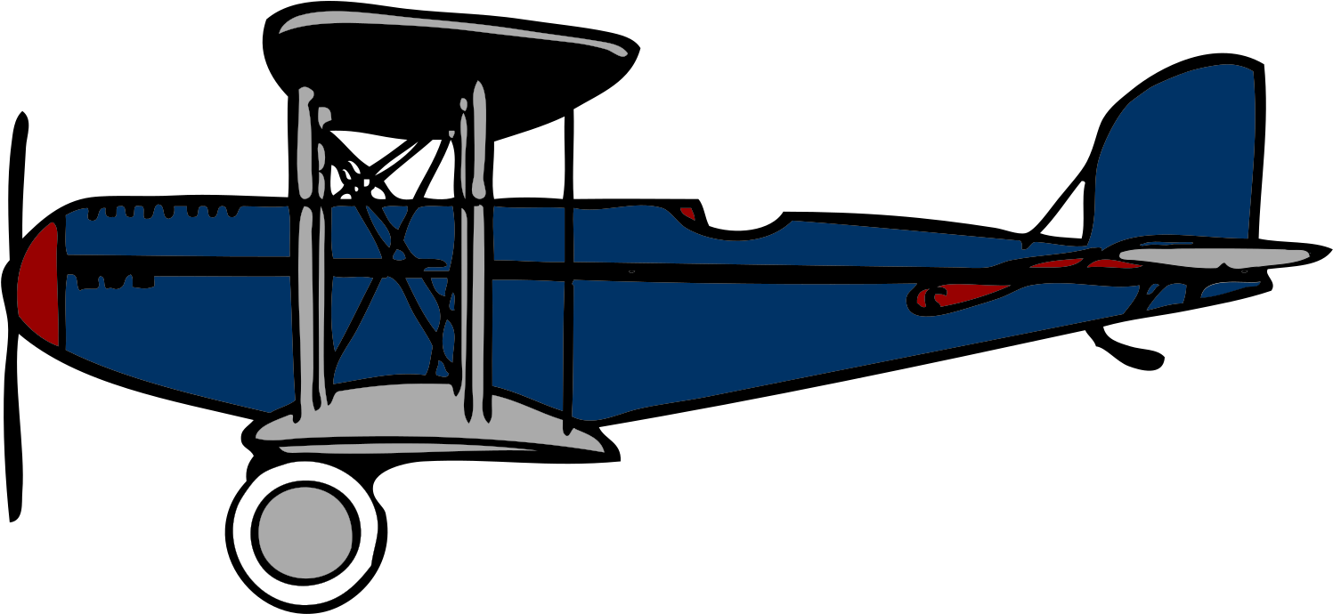 Svg Library Download Vintage Images Free Old Airplane Side View