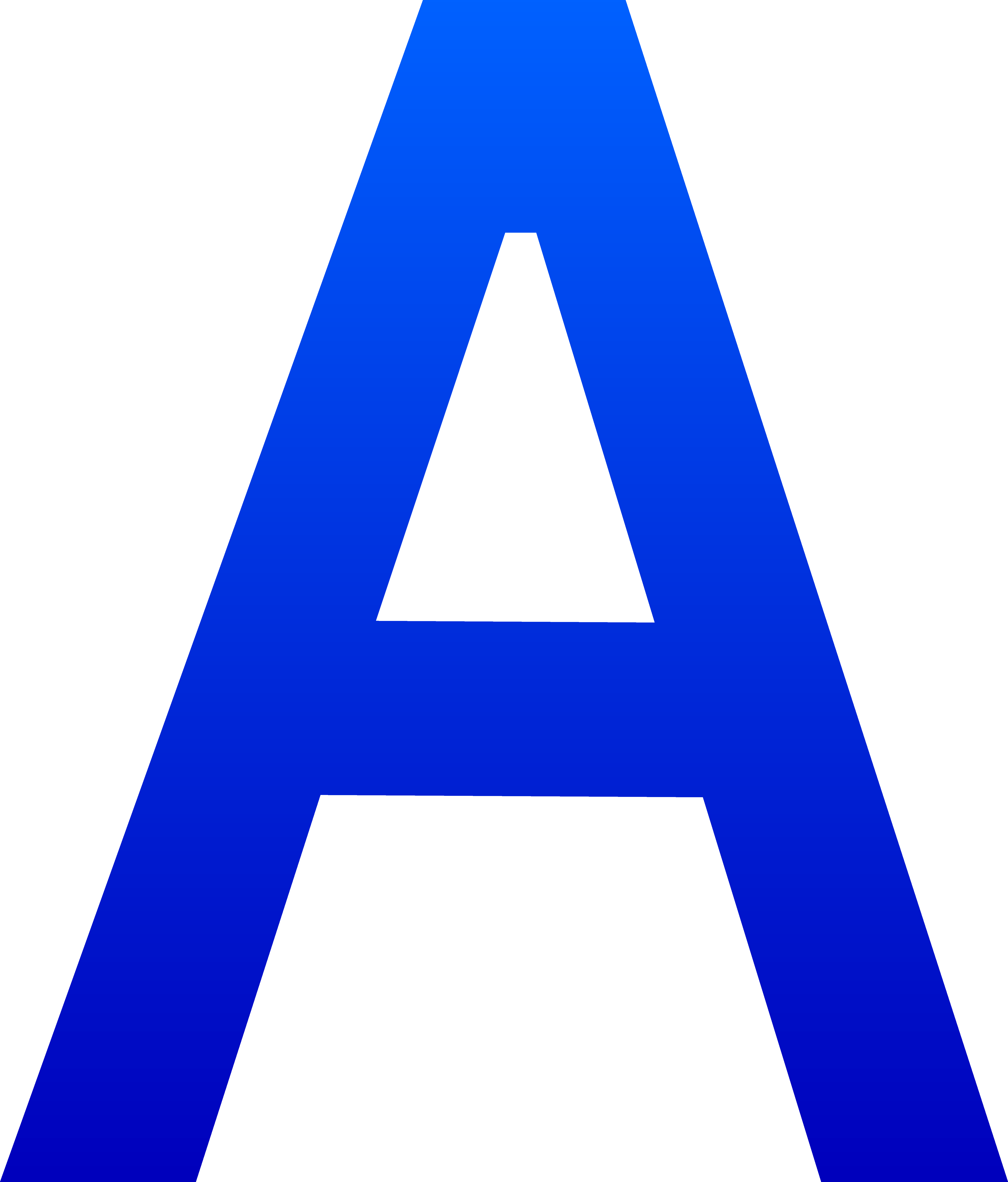 Letter A Budget Template Free - Letter A Clipart - Png Download (5503x6452), Png Download