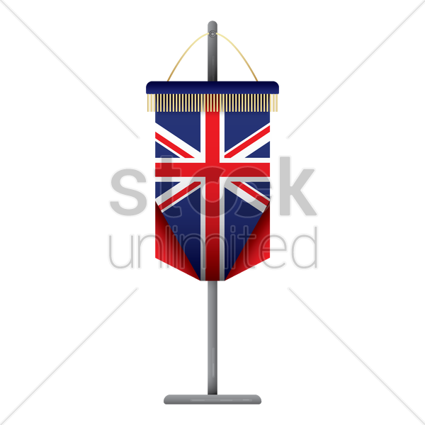 Download Pennant, Powys Clipart Clip Art Illustration - United Kingdom Flag - Png Download (600x600), Png Download