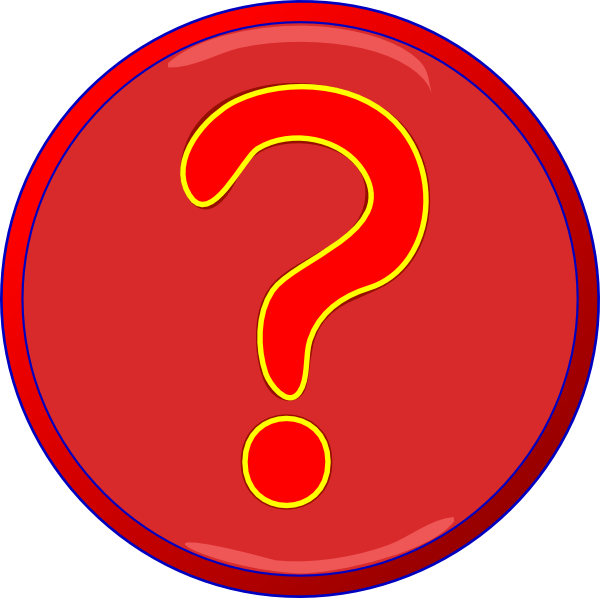 Original Png Clip Art File Red Question Mark Inside Transparent Png (600x598), Png Download