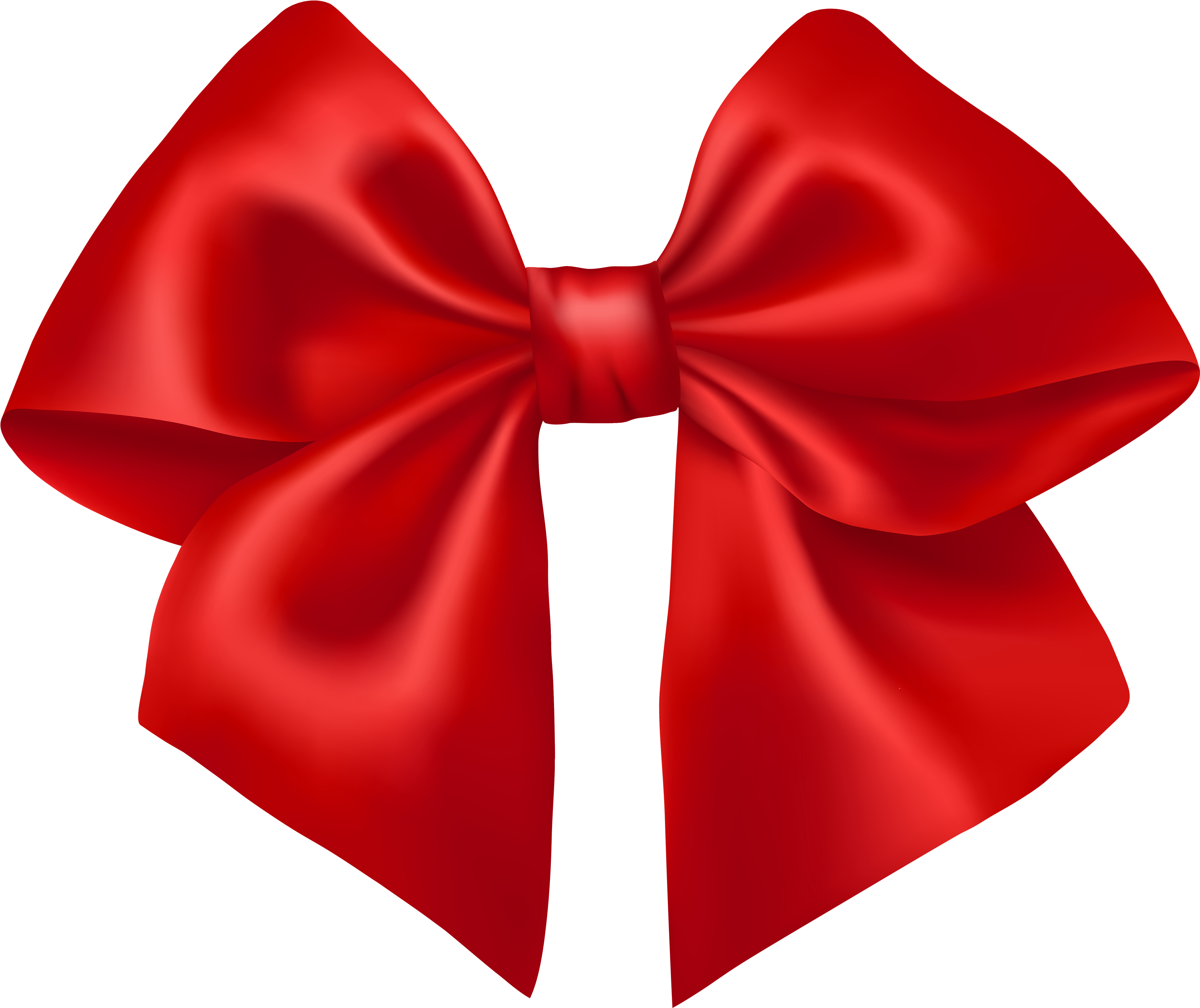 Red Ribbon Png Clipart - Clipart Ribbon Transparent Png (3000x2521), Png Download