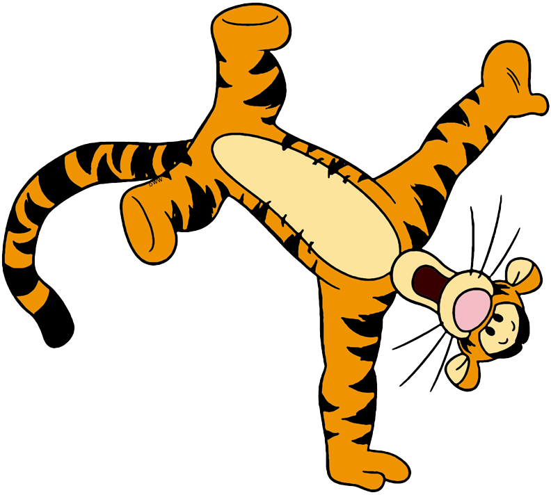 Bouncing Bouncing Waving Doing A Cartwheel - Cartoon Clipart (792x712), Png Download