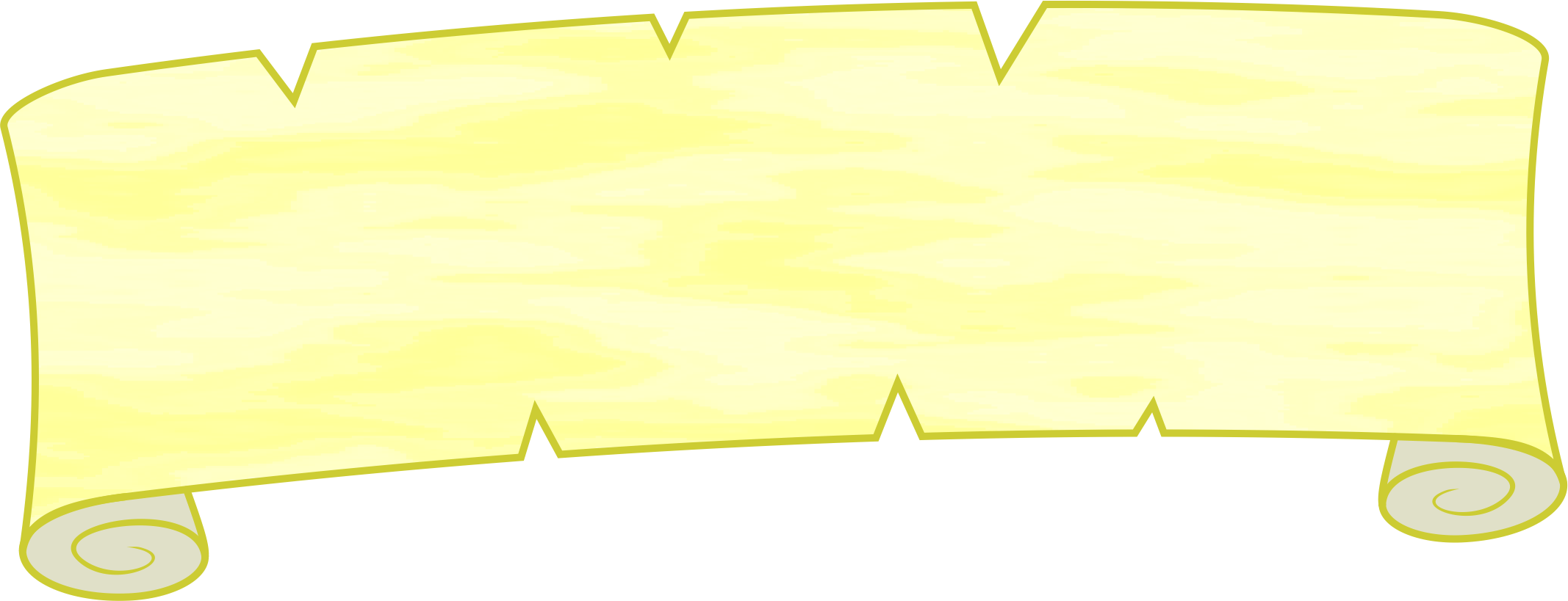 Scroll Clipart Title Pencil And In Color Scroll Clipart - Pencil - Png Download (2134x818), Png Download