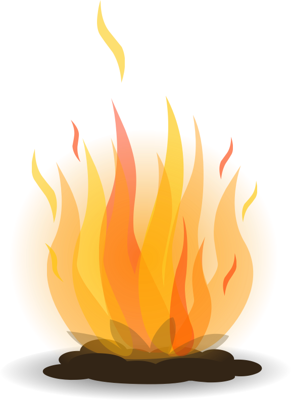 Banner Library Download Bonfire Clipart - Fire Clipart Bonfire Transparent - Png Download (576x793), Png Download