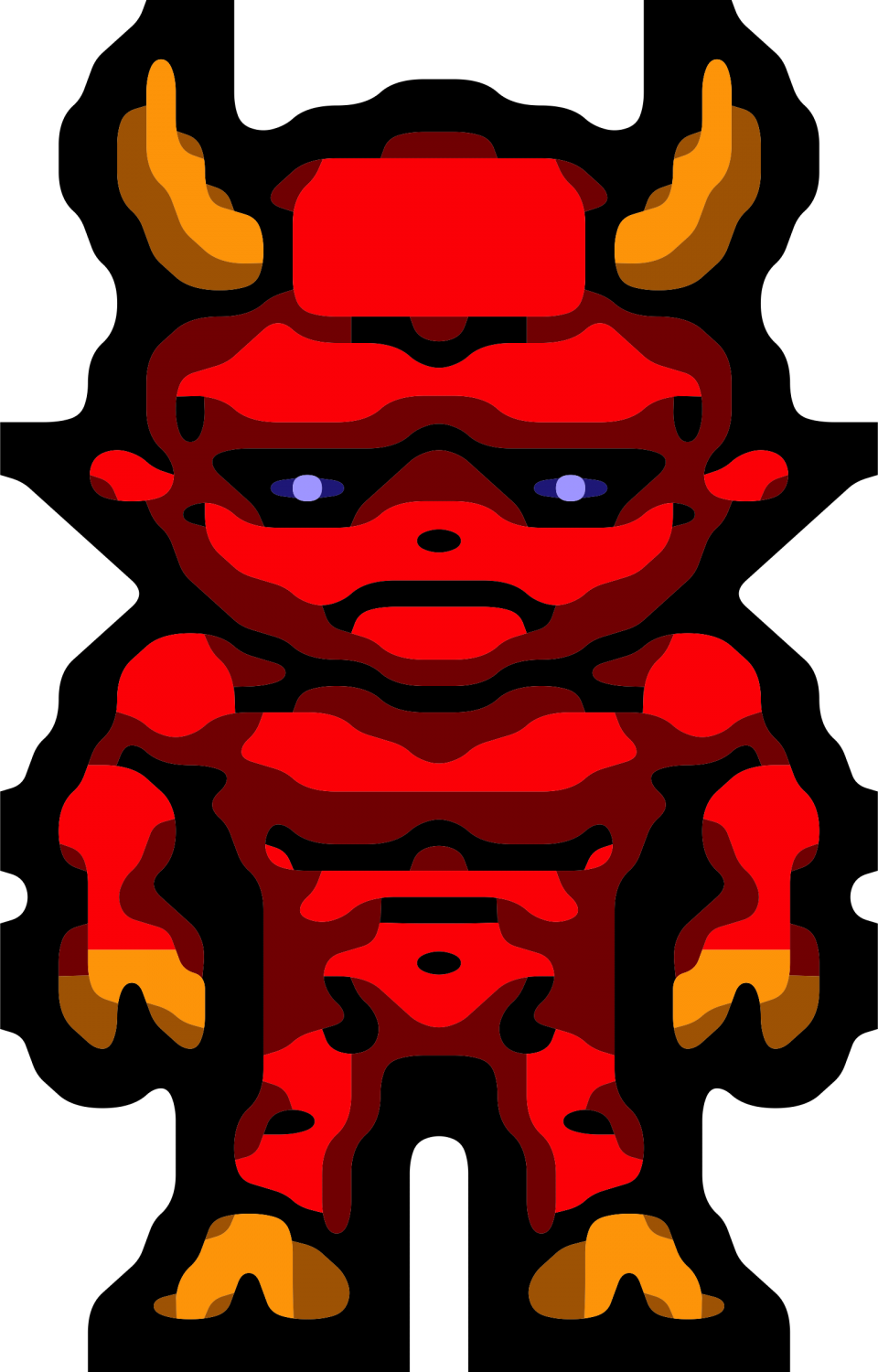 Demon Pixel Art Devil Digital Image Witchcraft Demon Pixel Art