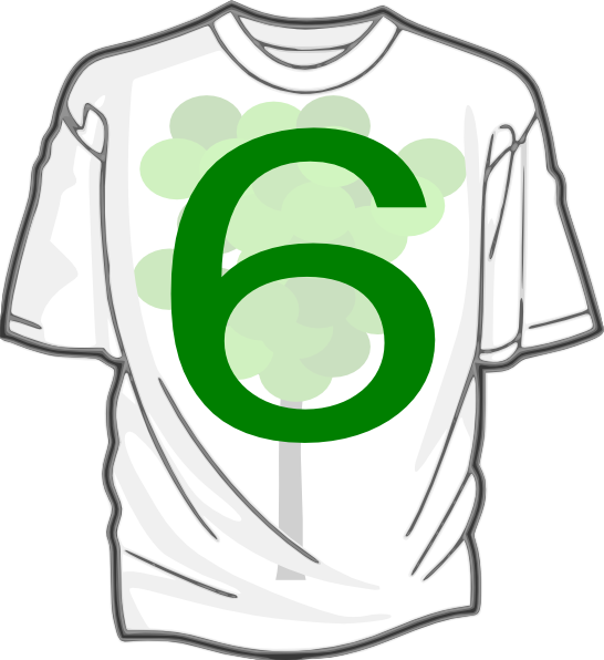 This Free Clip Arts Design Of Green 6 T-shirt 7 - Transparent Shirt Clip Art - Png Download (546x596), Png Download