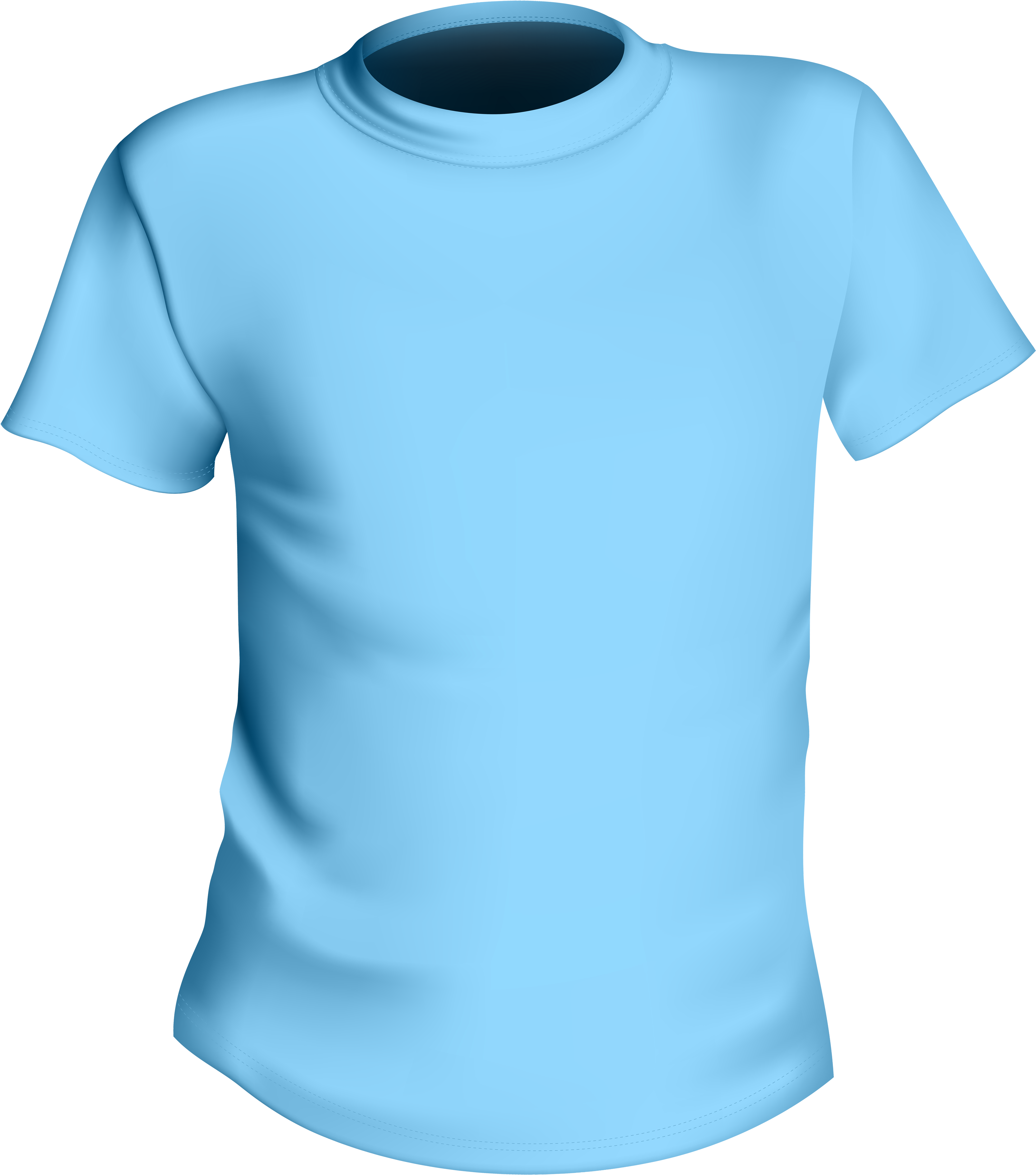 Shirt Clipart Blue Shirt - Png Download (4344x5000), Png Download