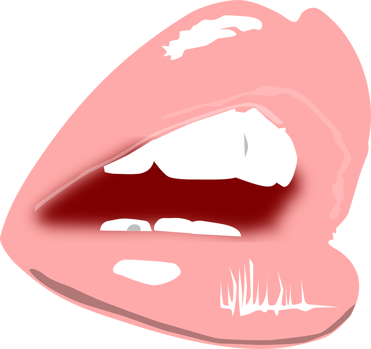How To Make Lipstick Using Natural Materials - Lips Drawing Png Clipart (640x602), Png Download