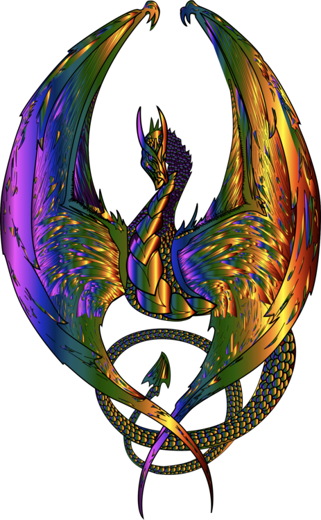 Dragon Computer Icons Digital Image Myth Imagination - Fantasy Wyvern Clipart (463x750), Png Download