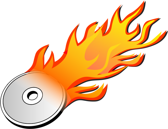 Burn Disc Clipart (800x621), Png Download