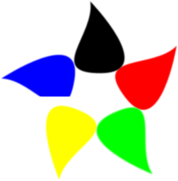 Colorful Stars Clipart - Png Download (588x600), Png Download